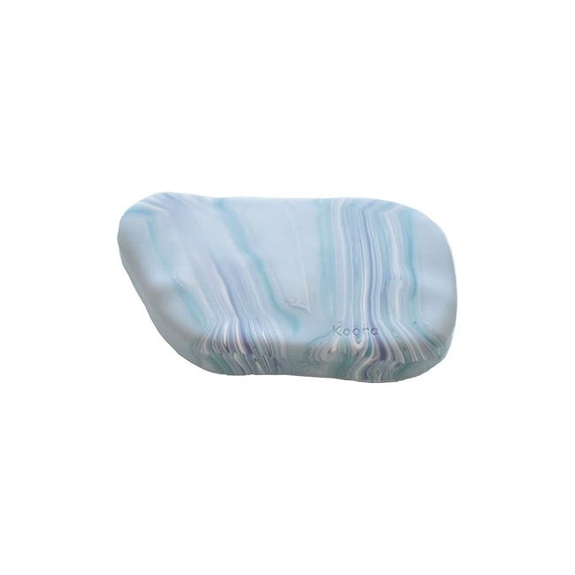 Koora Scalp Brush Marble BG Blue Gray Shampoo Brush Scalp Silicone