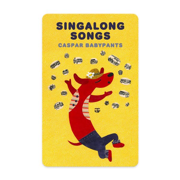 Yoto Singalong Songs by Caspar Babypants – Kids Musical Card for Use with Player & Mini All-in-1 Audio Player, Screen-Free Listening with Fun & Engaging Music for Playtime, Parties & Travel