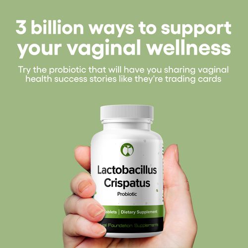 Lactobacillus Crispatus Probiotic Supplement 240 Tablets 3 Billion CFU Probiotics for Women Supports Vaginal Digestive & Gut Health Made in The USA (240, Lactobacillus Crispatus)