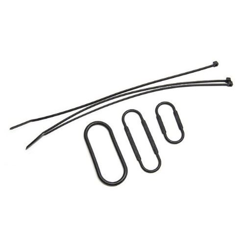 CatEye Unisex 160-3893 Strada Slim Rubber Band and Zip Tie Fittings, Black, Uni UK
