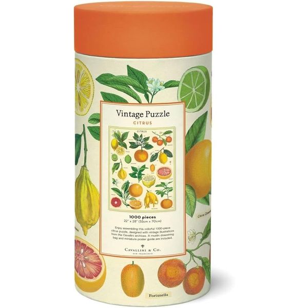 Cavallini 1000 Piece Puzzle, Citrus (PZL/Citrus)