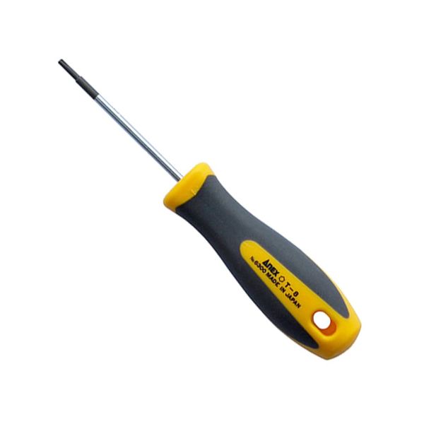 ANEX Screwdriver Hex Robe T8x60 with Hole No. 6300