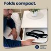 VMA 47” Leg Lifter Strap – Extra Long Strap with Loops for Hip or Knee Replacement Recovery, Foldable