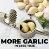 Efficient Garlic Crusher with Easy-Squeeze Design - Multi-Purpose Cooking Tool