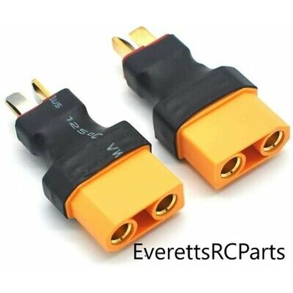 2pcs No Wires Connector XT90 / XT-90 Female to Male Deans T-Plug Adapter RC