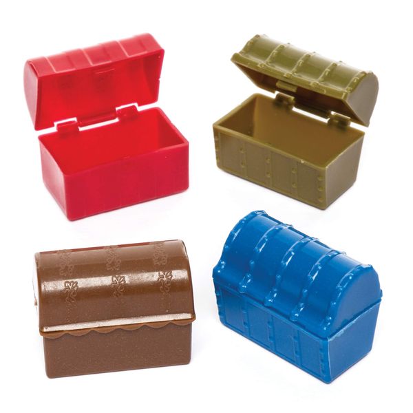 Baker Ross AW498 Mini Treasure Chests (Pack of 8)
