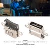 Charging Port Replacement USB C Dock Connector Socket for Switch Lite HDH-001, Aluminum Alloy
