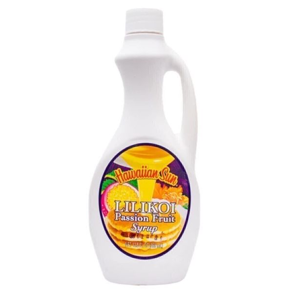 Hawaiian Sun Premium Lilikoi Passion Fruit Syrup 12.5 fl. oz. A Hawaii Favorite