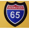 US Primary Interstate 65 Highway approx  2.75x3" Embroidered Patch *