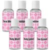 YouCustomizeIt Personalized Linked Squares Travel Bottles