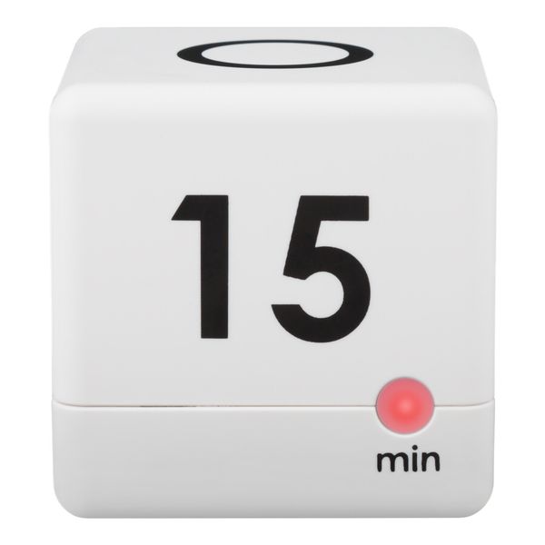BBB82431 La Crosse Technology 5, 15, 30 or 60 Minutes Digital Cube Timer - White