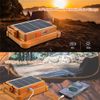 200W Rechargeable Magnetic Work Light Waterproof LED Outdoor Solar Flood Lights