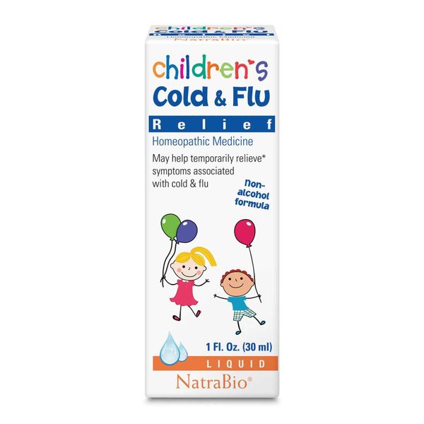 NaturalCare Children's Cold & Flu, Homeopathic Liquid, 1 fl. oz