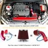 Car Cold Intake Air Filter Set Induction Power Pipe Flow Hose System Accessories