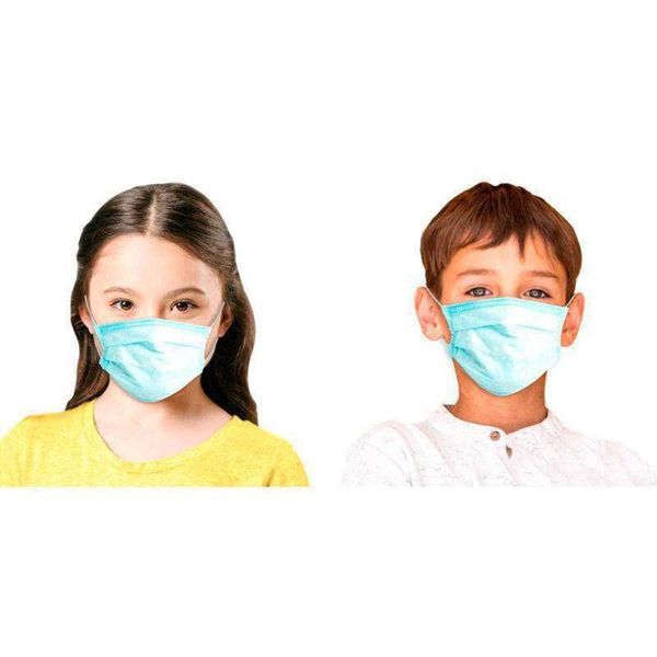 10PK Kids Face Mask 3PLY