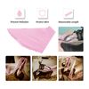 ATOMUS 100pcs Tattoo Clip Cord Sleeves with 2pcs Self-adhesive Bandage Disposable Plastic Cover Bags Tattoo Pen Bag Tattoo Machine Accessories (Pink)