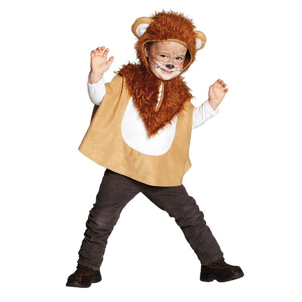 PARTY DISCOUNT Lion Toddler Cape up to Size 104 cm