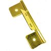 (12 Pack) Flag Hinge 3-Leaf Bi-Fold & Shutter Brass Plated - 3-1/2"