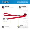 Rogz Amphibian Classic Dog Lead, Red, Large