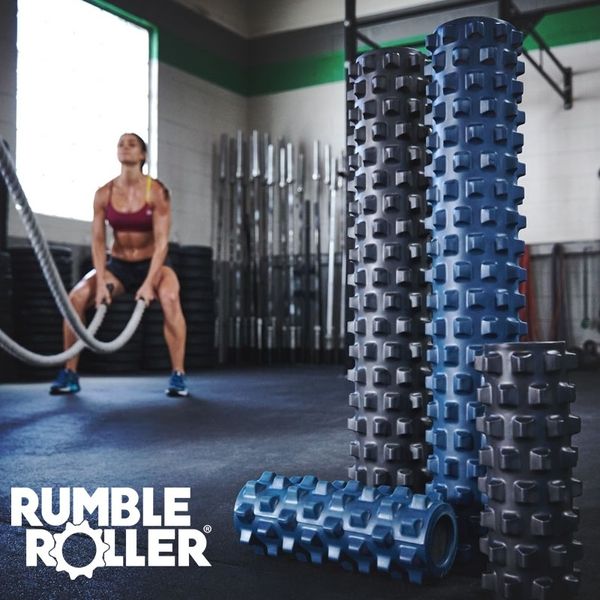 Rumble Roller Standard Blue / Extra Firm Black Protrusion Foam Roller Calf Foam Roller Massager Foot Acupressure