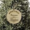 Ornament - Worlds most Awesome Hostess