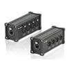 4 Channel DMX Hub XLR Cable Extender 2 Pack Set | RJ45 Ethercon Wire Live Stage