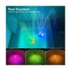 Floating Pool Fountain with Underwater Light Show, Rechargeable Battery Power...