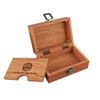 Raw Rolling Wood Box Magnetically Sealed 3.4" x 5" Inches
