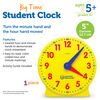 Learning Resources LER2095 Big Time Student Clock, Teaching & Demonstration, Time Telling, 12 Hour, Ages 5+, 12.7cm Diameter