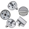 5PK Upgraded Gas Stove knobs Replacement Whirlpool Range Oven Knob Stainless Ste