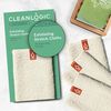 Cleanlogic Organic Cotton Exfoliating Stretch Washcloth, Natural, 3 Count
