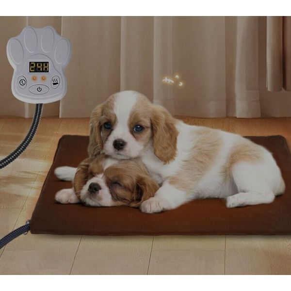 Pet Heating Pad Cat Dog Electric Heat Mat Heated Bed Dog Puppy Whelping Pads