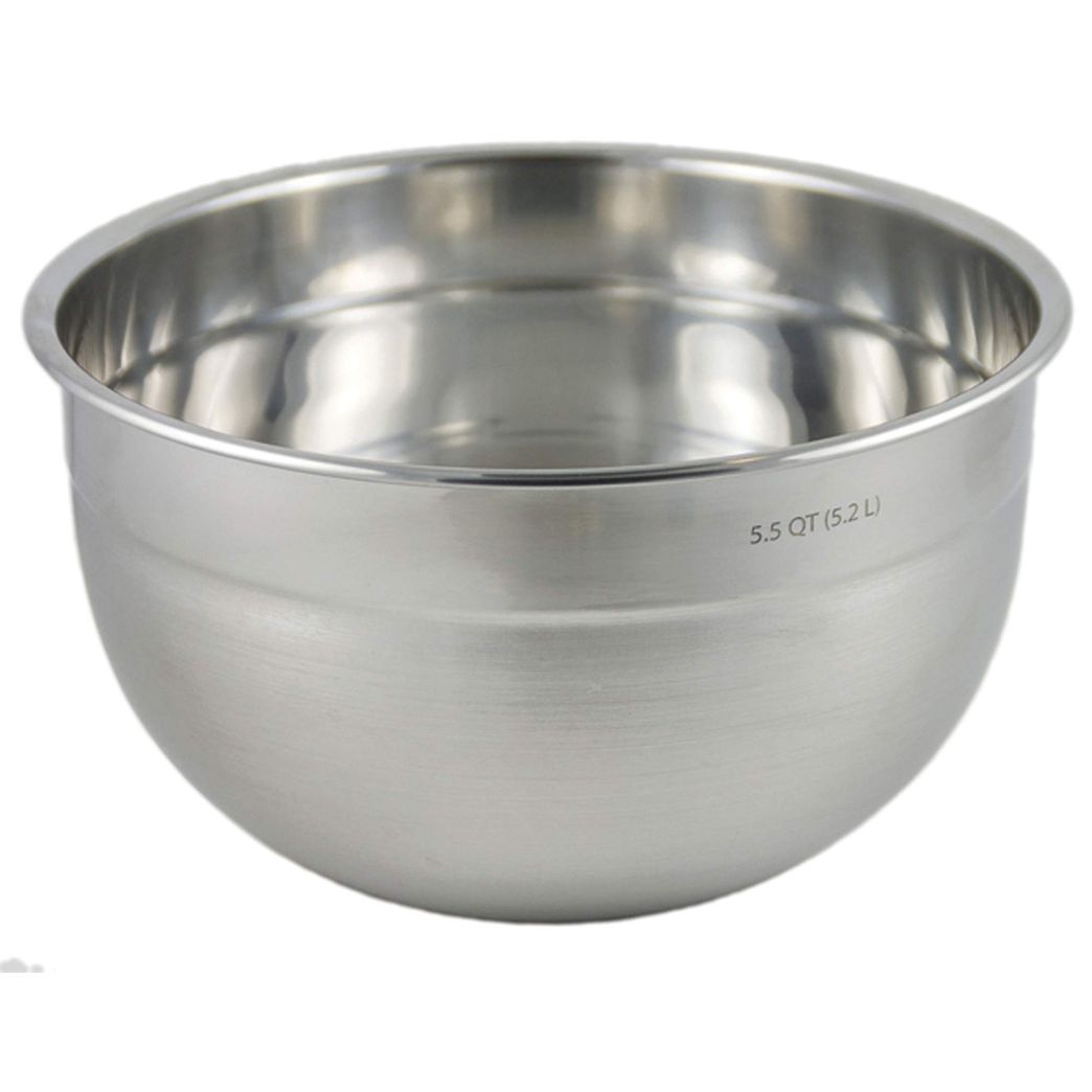  Tovolo Stainless Steel Deep Mixing, Easy Pour With Rounded Lip  Kitchen Metal Bowls for Baking & Marinating, Dishwasher-Safe, 3-1/2-Quart :  Everything Else