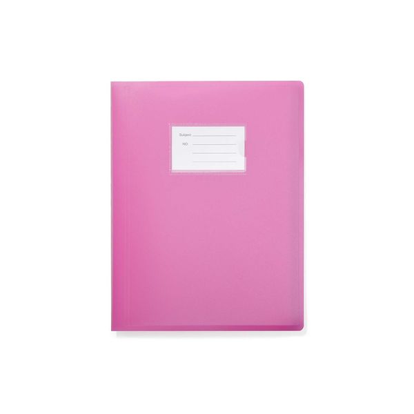 Arpan A4 Flexicover 62 Pockets 124/Sides Pocket Display Book Presentation Folder - Flexible Cover (Pink)