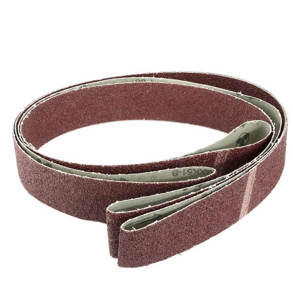 Sourcingmap 2-Inch x 72-Inch Aluminum Oxide Sanding Belt 36 Grits Sandpaper Lapped Joint for Belt Sander 2pcs