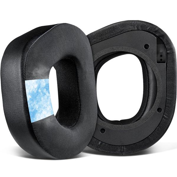 SOULWIT Cooling-Gel Earpads Cushions Replacement for Turtle Beach Stealth 700 Gen 2, 700 Gen2 MAX Wireless Gaming Headset, Ear Pads with Ice Silk Fabric, Noise Isolation Foam - Black