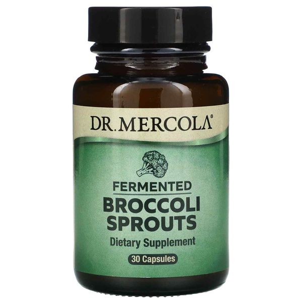 2 X Dr. Mercola, Fermented Broccoli Sprouts, 30 Capsules