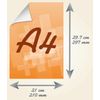 50 Sheets A4 Conqueror Laid (Textured) Cream Paper Watermarked