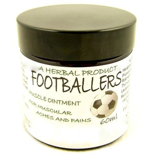 Footballers Ointment is a therapeutic natural muscle rub 60ml