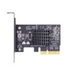 ChenYang USB 3.2 Gen2x2 Type-E Front Panel Socket to PCI-E 4X PCI Express Expansion Card Adapter