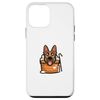 iPhone 12 mini Funny German Shepherd called Charlie Smartphone Case