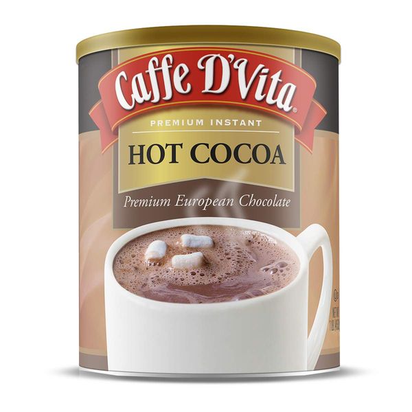 Caffe D’Vita Hot Cocoa - Pack of 6 - 1 lb. cans (16 oz.)