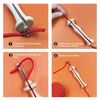 Wool Queen 8# Fine & 10# Regular Size Beech Wood Handle Punch Needle Rug Hooking Tool Sets