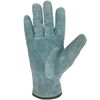 ACE AG445 Work Gloves, Cow Split Leather Gloves, Oil Processed, Inner Cotton, Size M