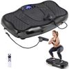 Vibration Fitness Platform Exercise Machine Vibrating Shaking Full Body Black
