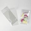 Set of 100 food bags with adhesive closure, 6 x 10 + 3 cm