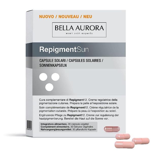 Bella Aurora Lipigment Sun Care Eatable Sunscreen 30 Capsules 2 Packs