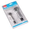 Hilka Tools 12455002 2 PCE Nut Splitter, Silver