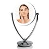 Ovente Tabletop Makeup Vanity Mirror 7.5 Inch with 5X/10X Magnification MLT75