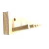Natural Wood Baseball Softball Bat Rack 5-9 Full Size Bats
